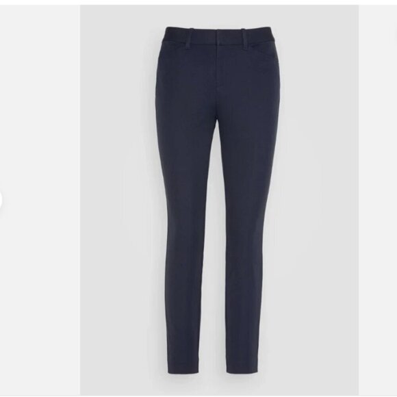Gap Signature Skinny Stretch Ankle Pants Size 10 Navy Blue RT$60 Minimalist - Picture 4 of 8